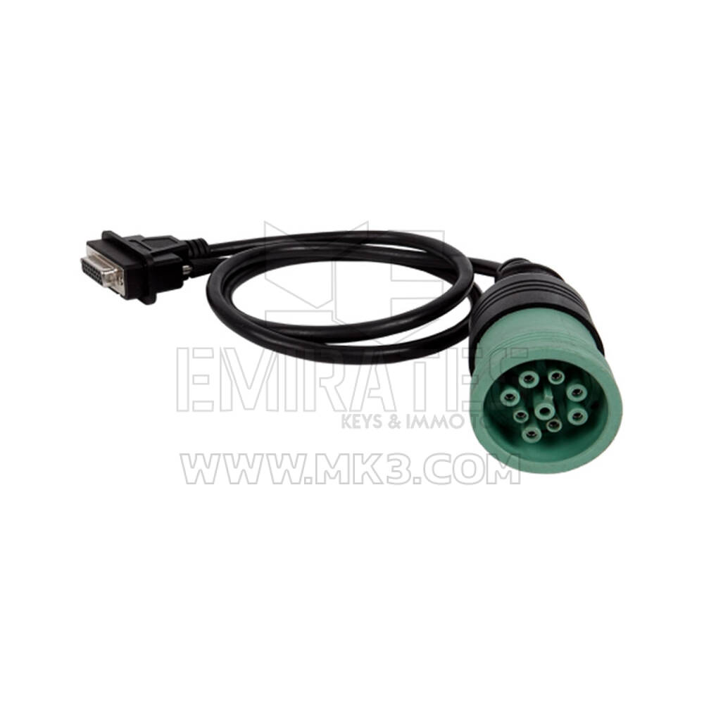 Jaltest JDC217.9 - Cavo diagnostico Deutsch a 9 pin (SAE 1939) Tipo 2 Verde (V9)