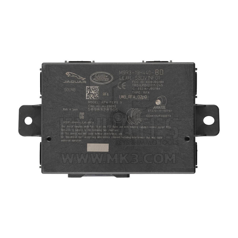 Jaguar Land rover 2018-2023 Genuine KVM RFA Module One Plug with Passive Entry PEPS M9R3-19H440-BD