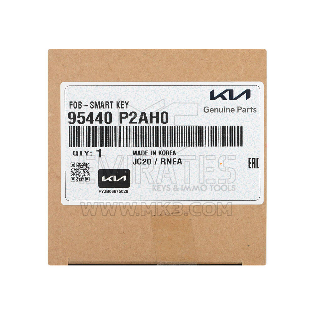 New KIA Sorento 2024 Genuine / OEM Smart Remote Key 6 Buttons 433MHz OEM Part Number: 95440-P2AH0 , 95440P2AH0 | Emirates Keys