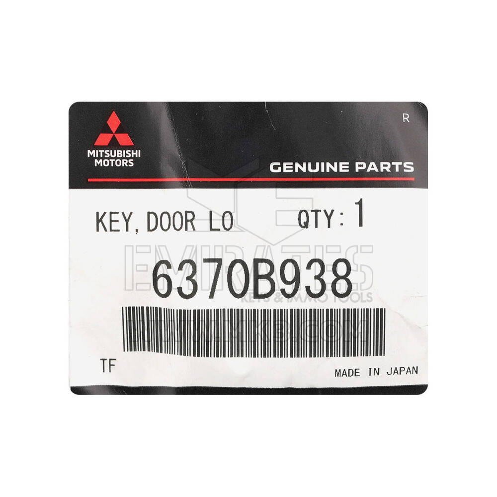 New Mitsubishi Expender 2020 Genuine / OEM Remote Key 2 Buttons 433MHz OEM Part Number: 6370B938 | Emirates Keys