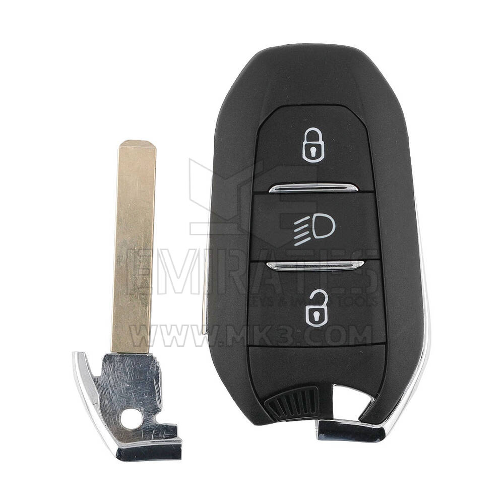 Carcasa inteligente para llave de control remoto Peugeot Citroen DS, luz de 3 botones, hoja VA2 para tablero Xhorse, nuevo mercado de accesorios | Cayos de los Emiratos