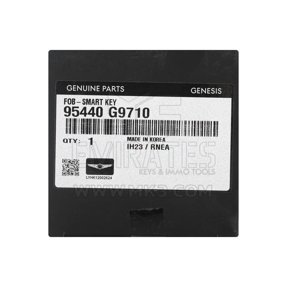 New Genesis G70 2024 Genuine / OEM Smart Remote Key 4 Buttons 433MHz OEM Part Number: 95440-G9710 , 95440G9710 | Emirates Keys