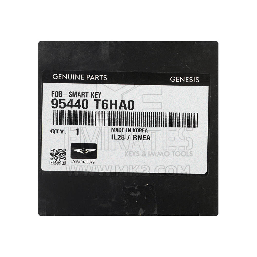 New Genesis GV80 2024 Genuine / OEM Smart Remote Key 4 Buttons 433MHz OEM Part Number: 95440-T6HA0 / 95440T6HA0  | Emirates Keys