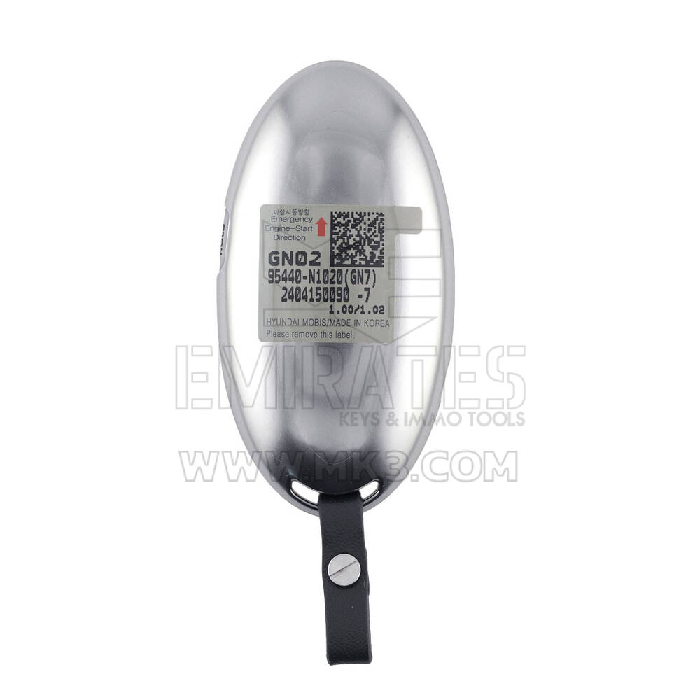Llave remota inteligente original/OEM para Hyundai Grandeur 2024, 4 botones, 433 MHz. Número de pieza OEM: 95440-N1020, 95440N1020 | Emirates Keys