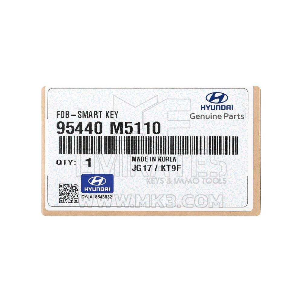 New Hyundai Nexo Genuine / OEM Smart Remote Key 6 Buttons 433MHz OEM Part Number: 95440-M5110, 95440M5110 | Emirates Keys