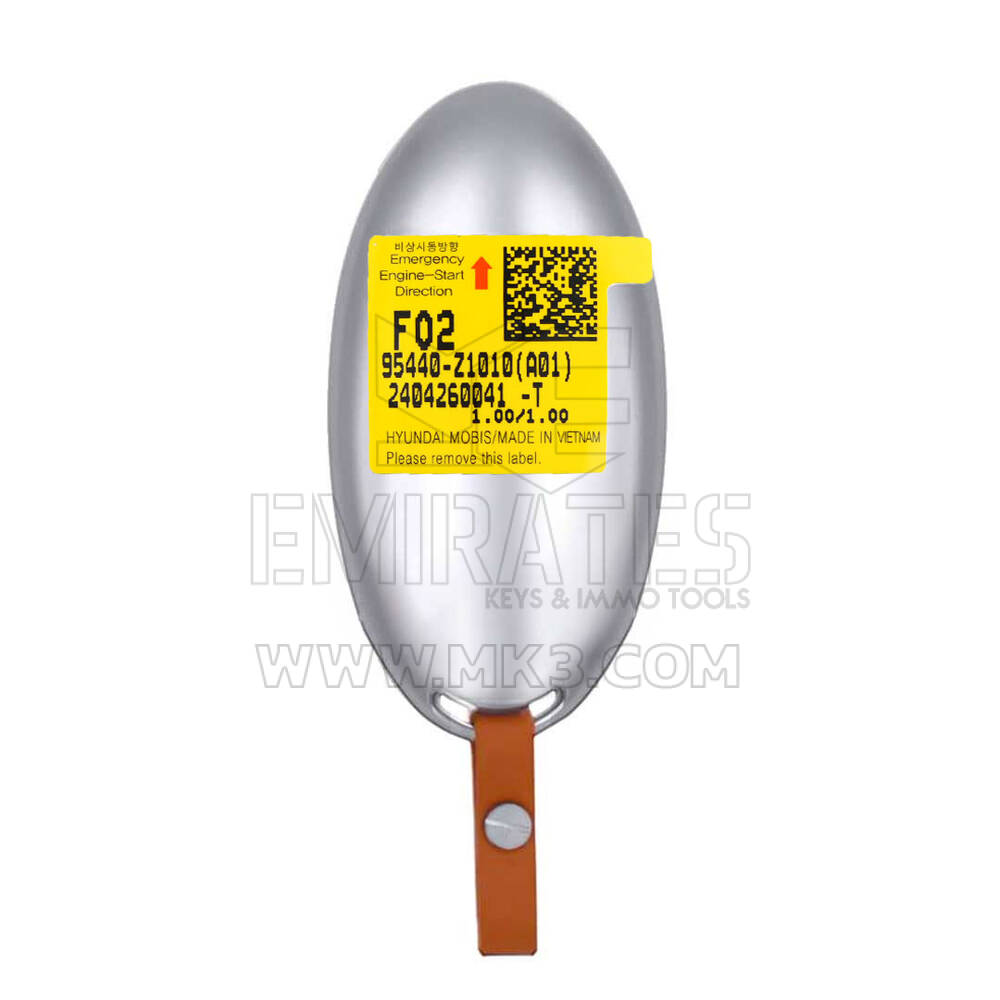 Nueva llave remota inteligente original/OEM de Hyundai 6+1 botones 433 MHz Número de pieza OEM: 95440-Z1010, 95440Z1010 | Cayos de los Emiratos