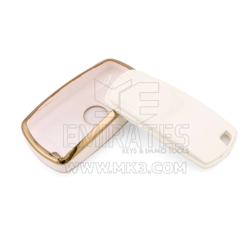 New Aftermarket Nano High Quality Cover For BMW Remote Key 3 Button White Color BMW-A11J3 | Emirates Keys