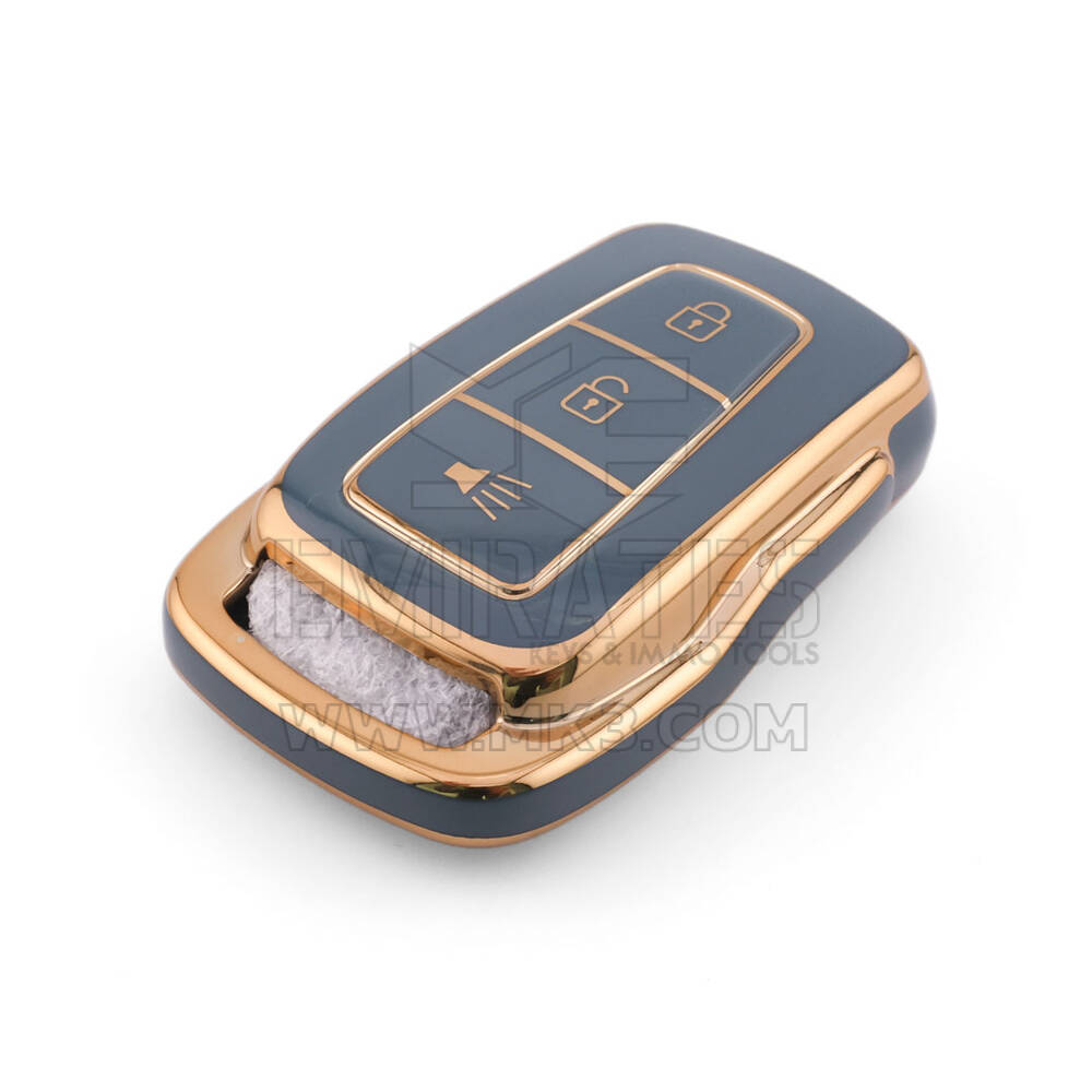 Nueva funda de repuesto de alta calidad para mando a distancia Proton de 3 botones, color gris PT-C11J | Emirates Keys