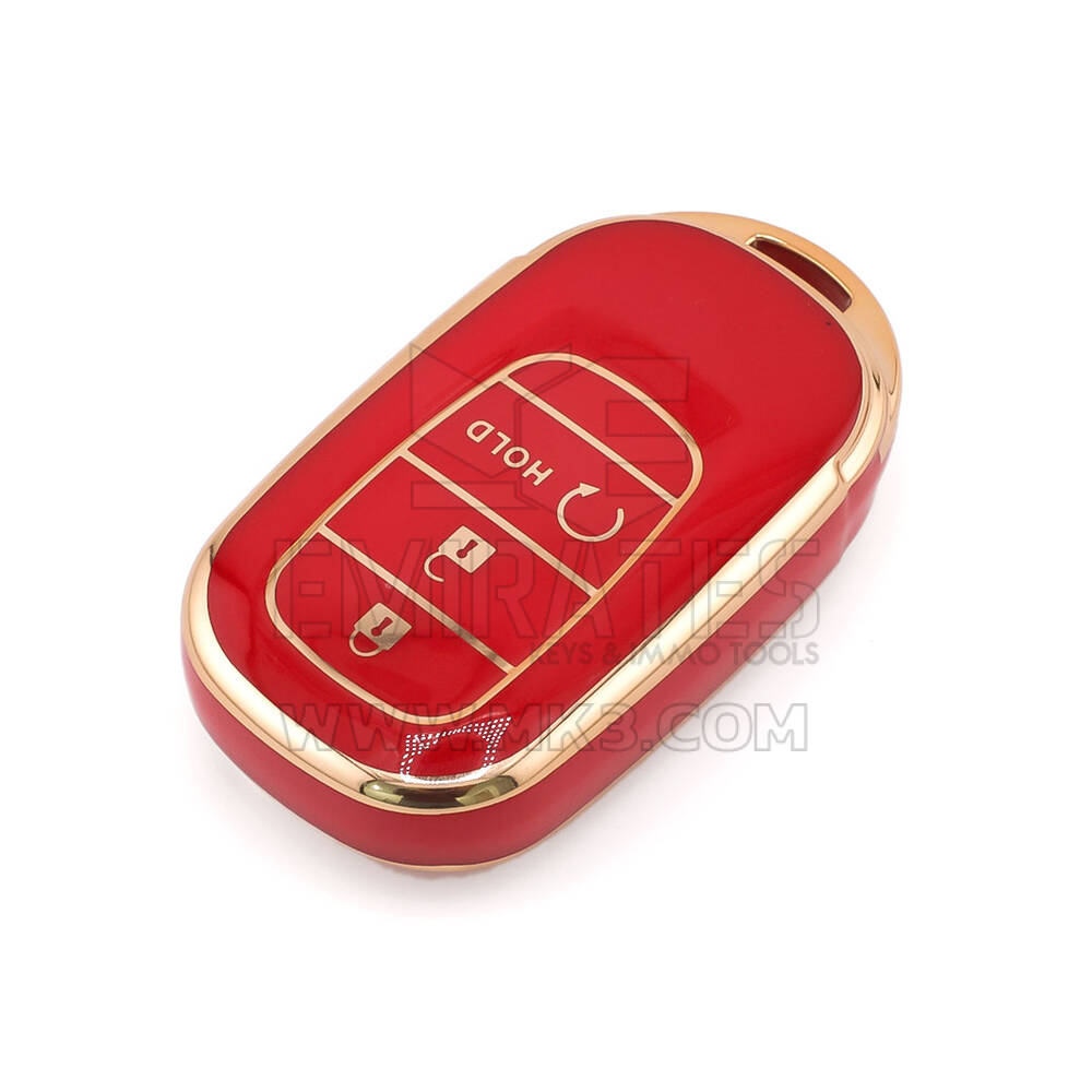 Nueva funda Nano de alta calidad para llave remota Honda de 3 botones, color rojo HD-G11J3B | Emirates Keys