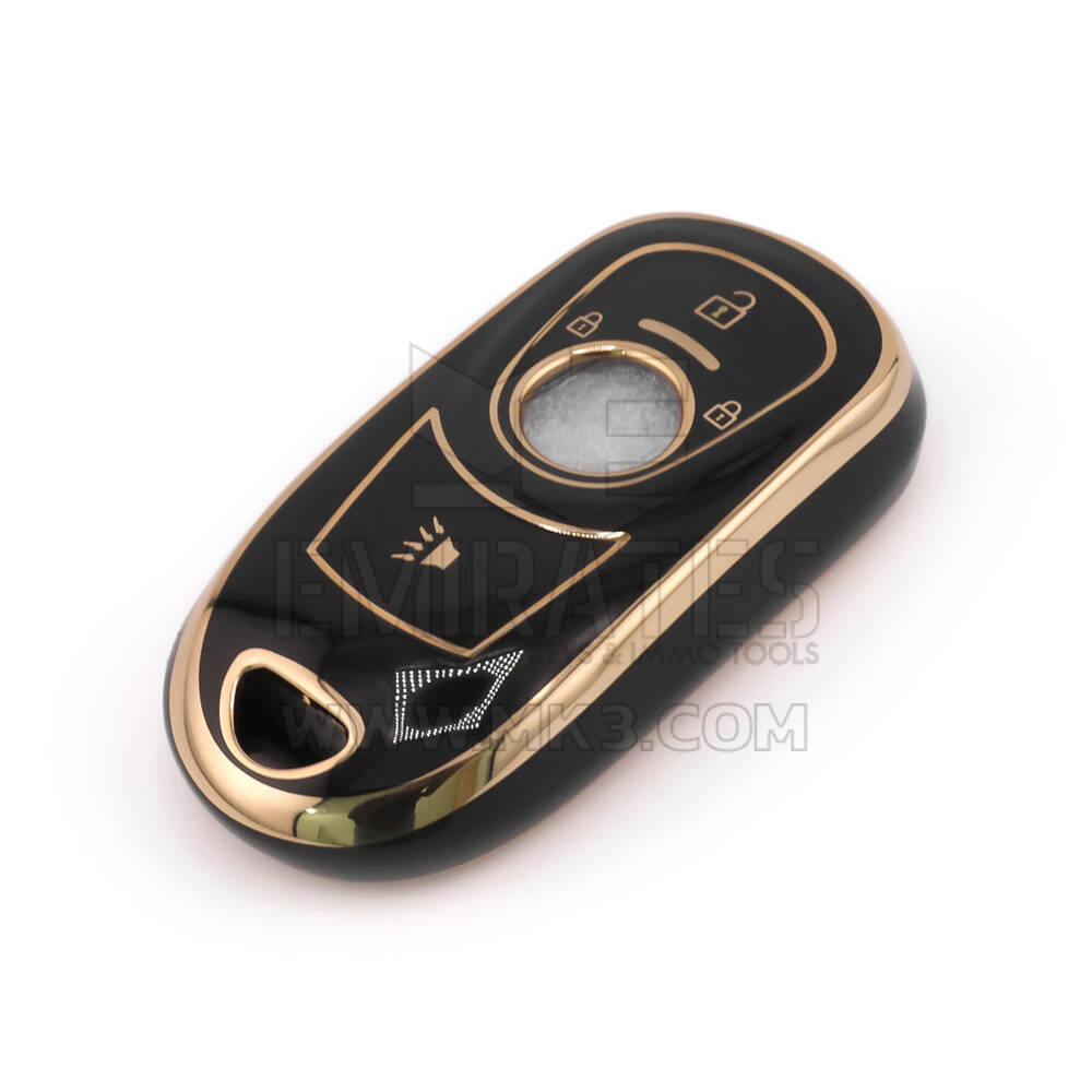 New Aftermarket Nano High Quality Cover For Buick Remote Key 3 Button Black Color BK-A11J4B | Emirates Keys