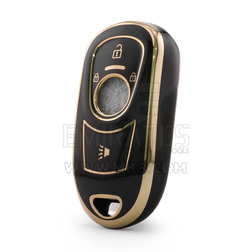 Nano High Quality Cover For Buick Remote Key 3 Button Black Color BK-A11J4B