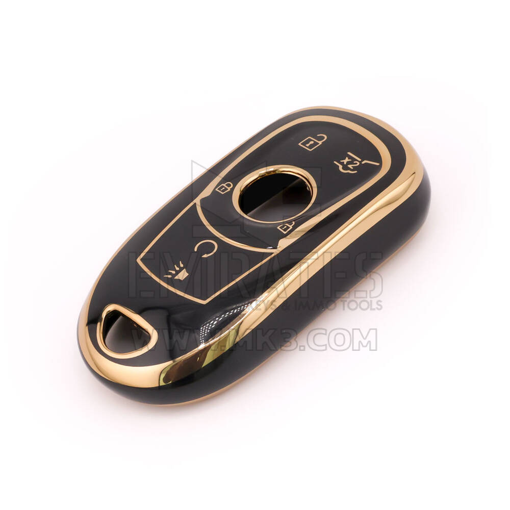 New Aftermarket Nano High Quality Cover For Buick Remote Key 5 Button Black Color BK-A11J6C | Emirates Keys