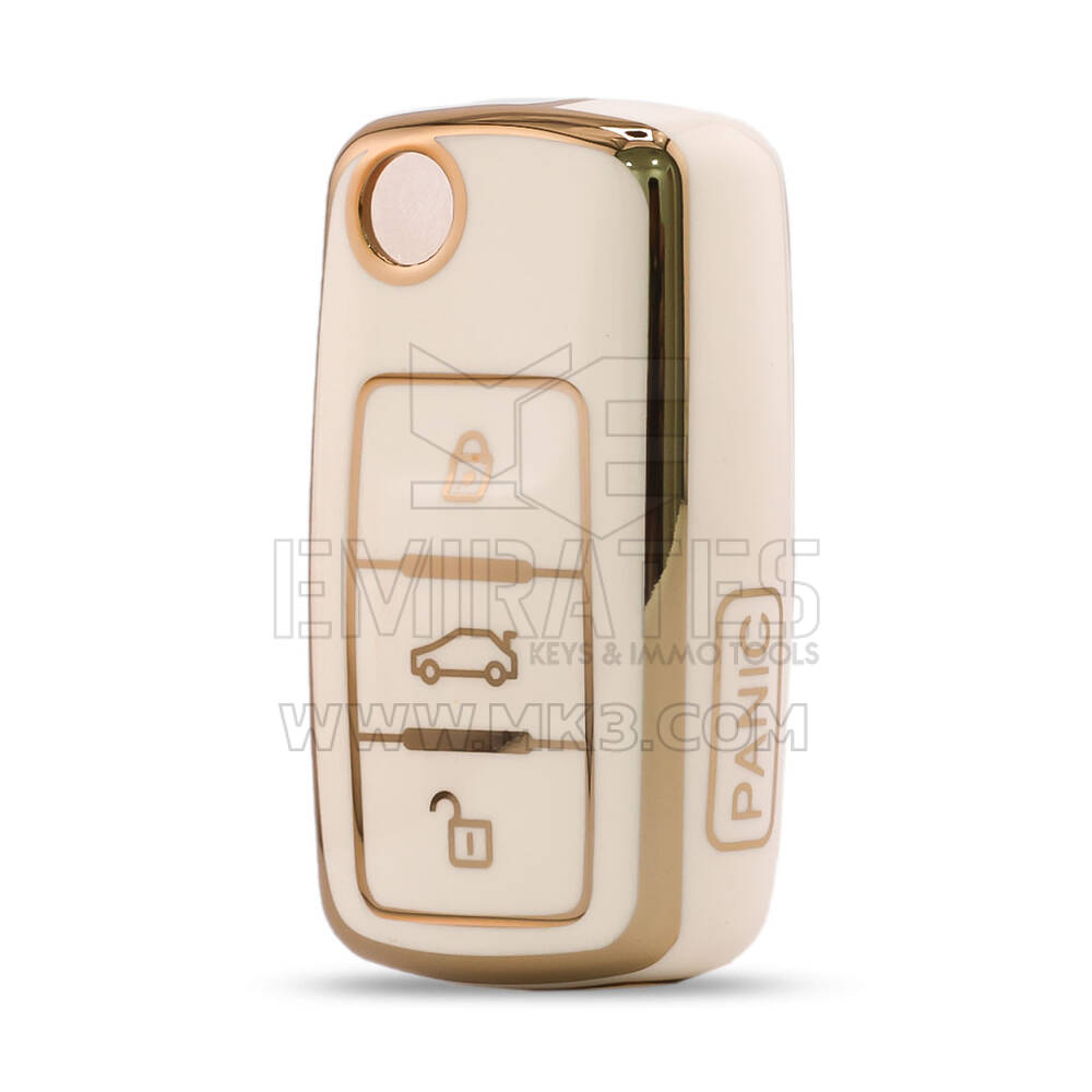 Cover di alta qualità nano per chiave telecomando Volkswagen 4 pulsanti colore bianco VW-A11J4