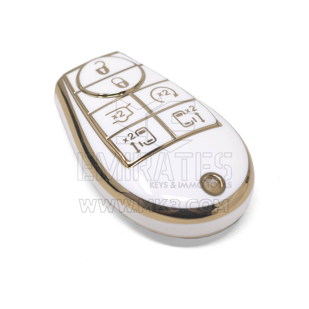 Yeni Satış Sonrası Nano Yüksek Kaliteli Kılıf Dodge Uzaktan Anahtar 6 Düğme Beyaz Renk Dodge-A11J6B | Emirates Keys