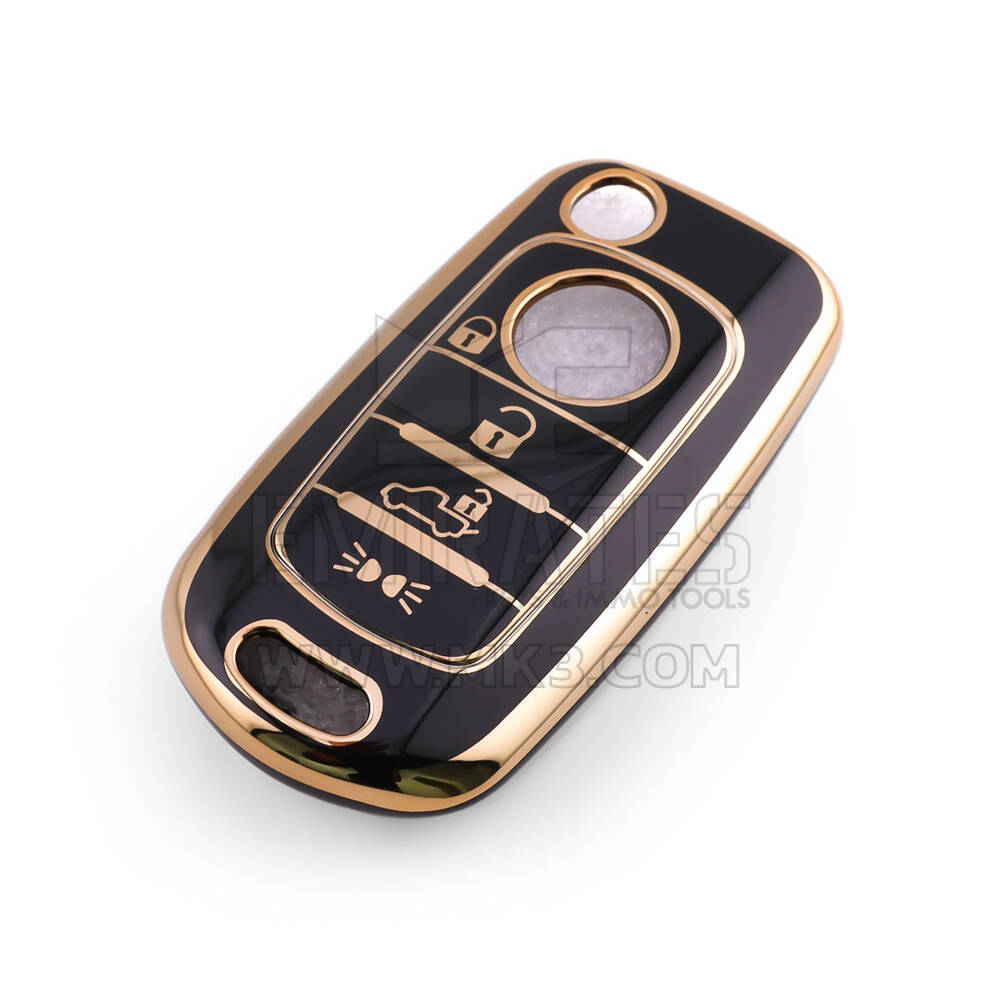 Yeni Satış Sonrası Nano Yüksek Kaliteli Kapak Fiat Uzaktan Anahtar 4 Düğme Siyah Renk FIAT-C11J4B | Emirates Keys