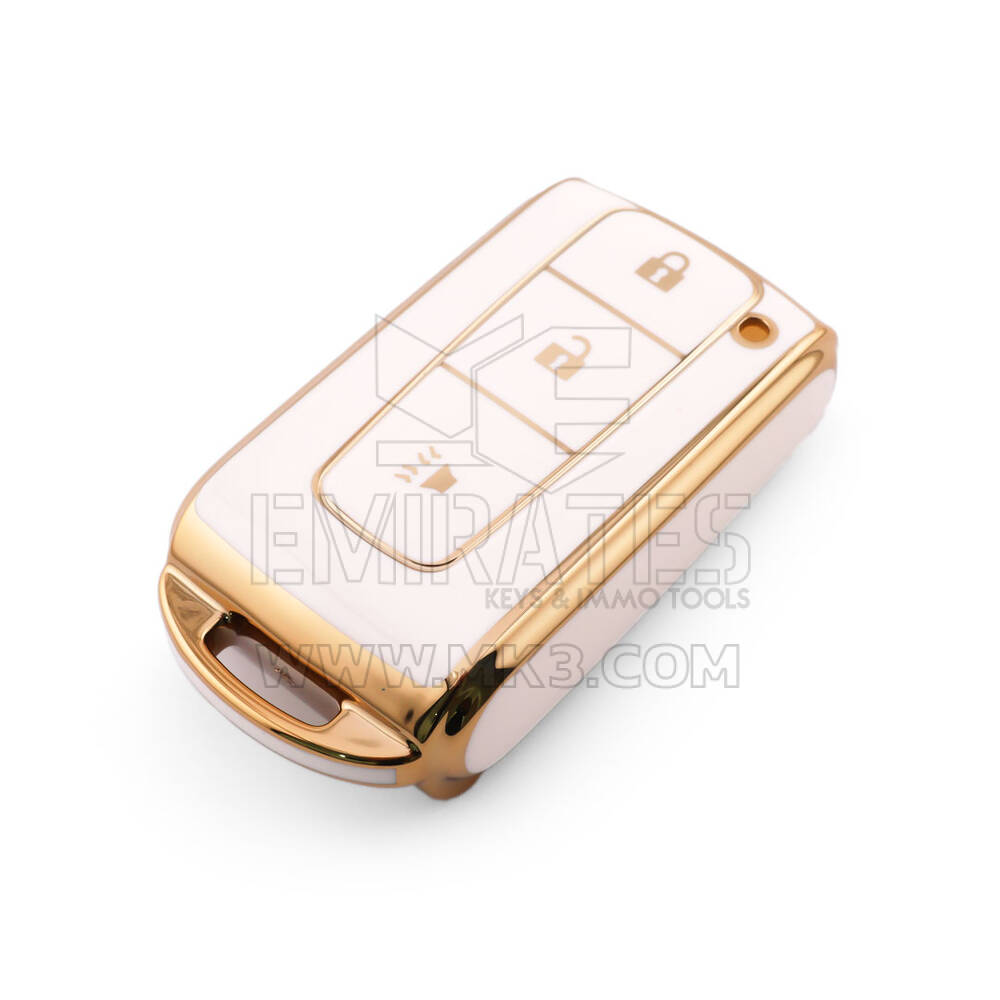 Новый высококачественный чехол Aftermarket Nano для дистанционного ключа Toyota с 3 кнопками, белый цвет TYT-M11J3A | Emirates Keys