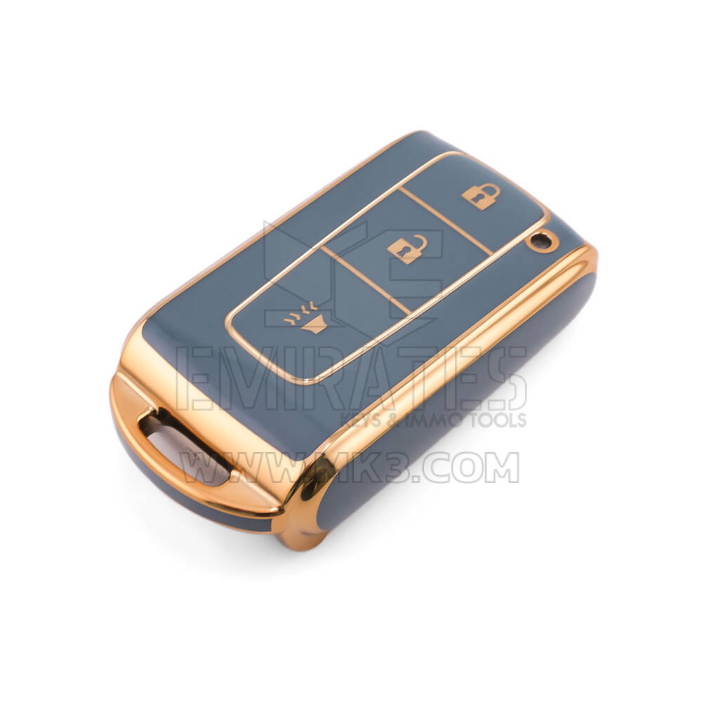 Nueva funda de repuesto Nano de alta calidad para llave remota Toyota de 3 botones, color gris TYT-M11J3A | Emirates Keys