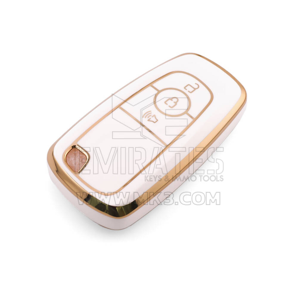 New Aftermarket Nano High Quality Cover For Ford Remote Key 3 Button White Color Ford-B11J3B | Emirates Keys