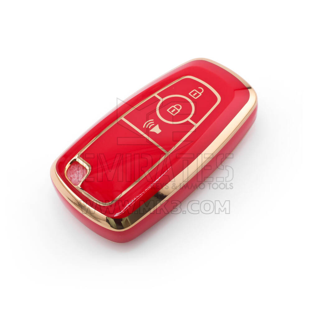 New Aftermarket Nano High Quality Cover For Ford Remote Key 3 Button Red Color Ford-B11J3B | Emirates Keys