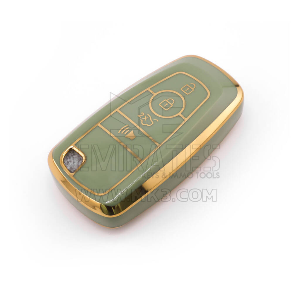 New Aftermarket Nano High Quality Cover For Ford Remote Key 4 Button Green Color Ford-B11J4B | Emirates Keys