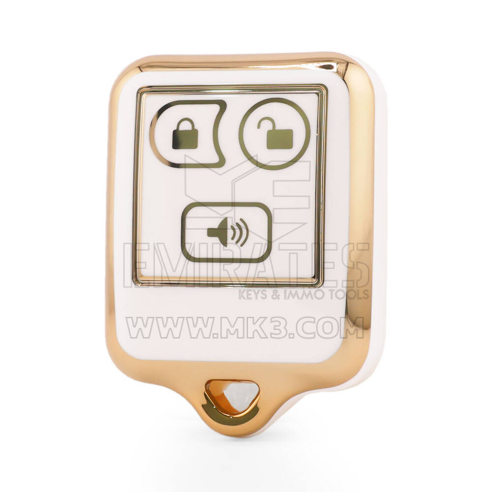 Nano High Quality Cover For Ford Remote Key 3 Button White Color Ford-M11J3