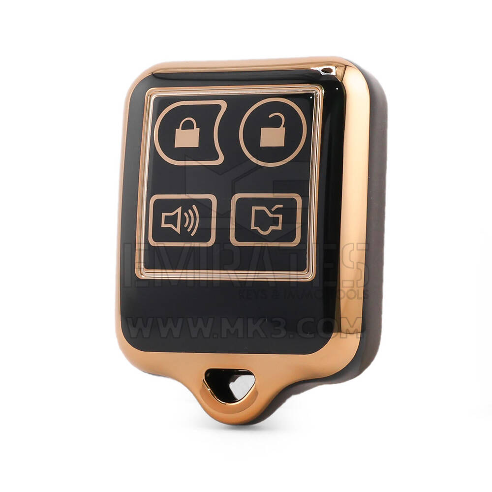 Nano High Quality Cover For Ford Remote Key 4 Button Black Color Ford-M11J4