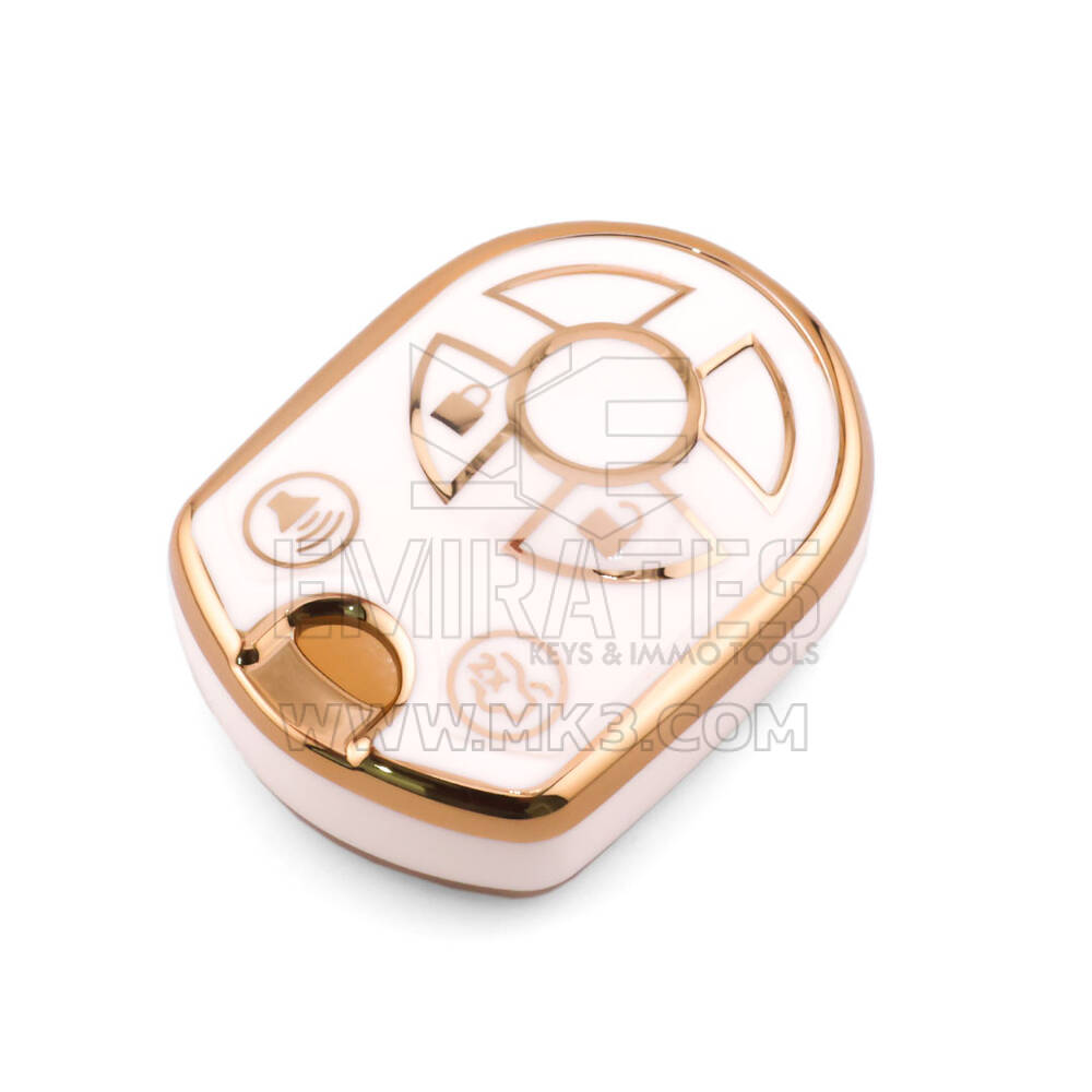 New Aftermarket Nano High Quality Cover For Ford Remote Key 4 Button White Color Ford-K11J4 | Emirates Keys