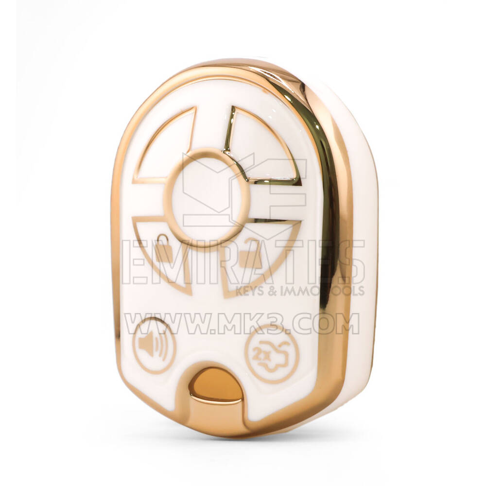 Nano High Quality Cover For Ford Remote Key 4 Button White Color Ford-K11J4