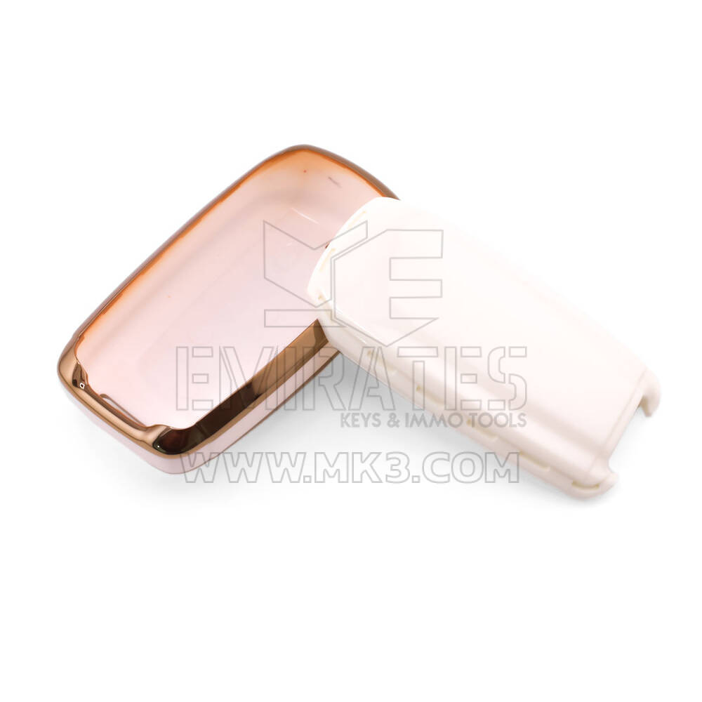 New Aftermarket Nano High Quality Cover For Jeep Remote Key 5 Button White Color Jeep-D11J5B | Emirates Keys