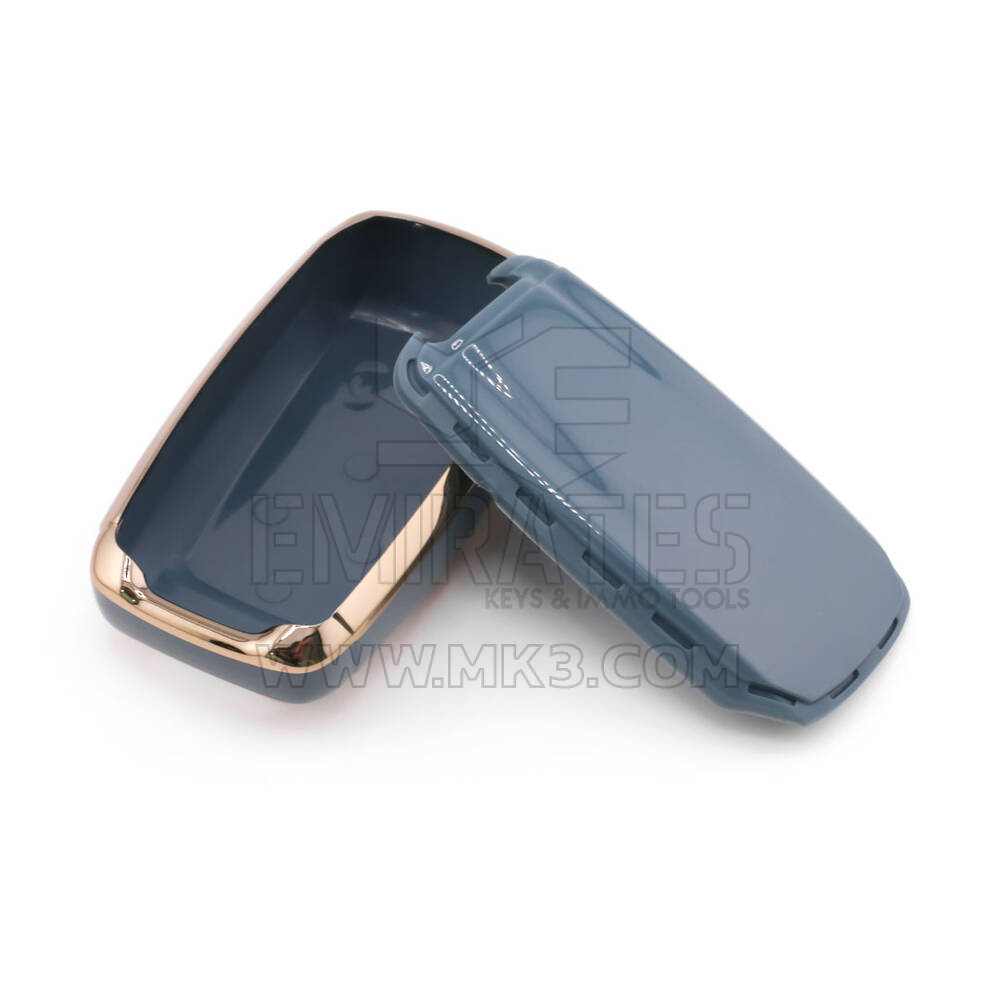 New Aftermarket Nano High Quality Cover For Jeep Remote Key 5 Button Gray Color Jeep-D11J5B | Emirates Keys