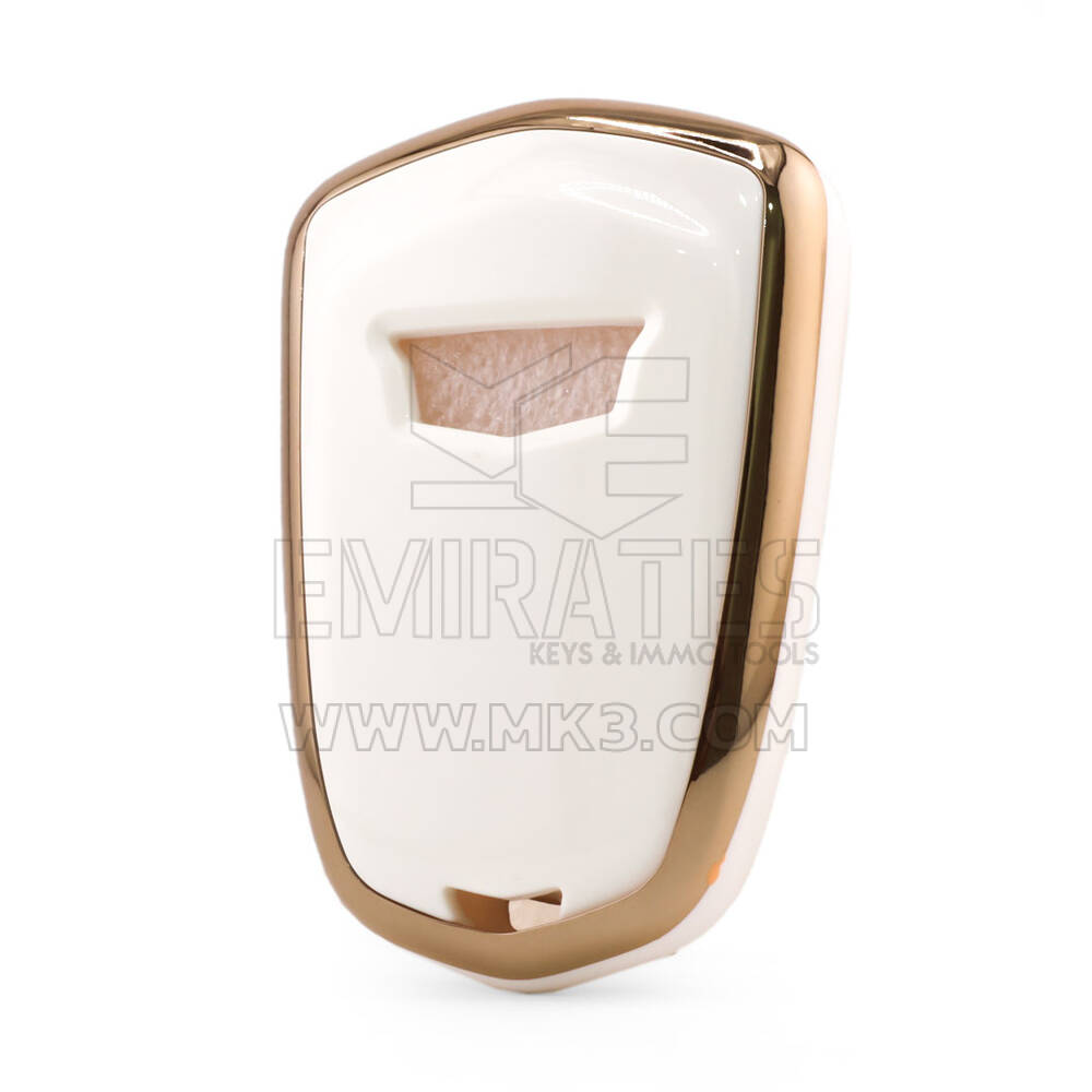 Cadillac Uzaktan Anahtar 6 Düğme Beyaz CDLC-A11J6 İçin Nano Kılıf | MK3