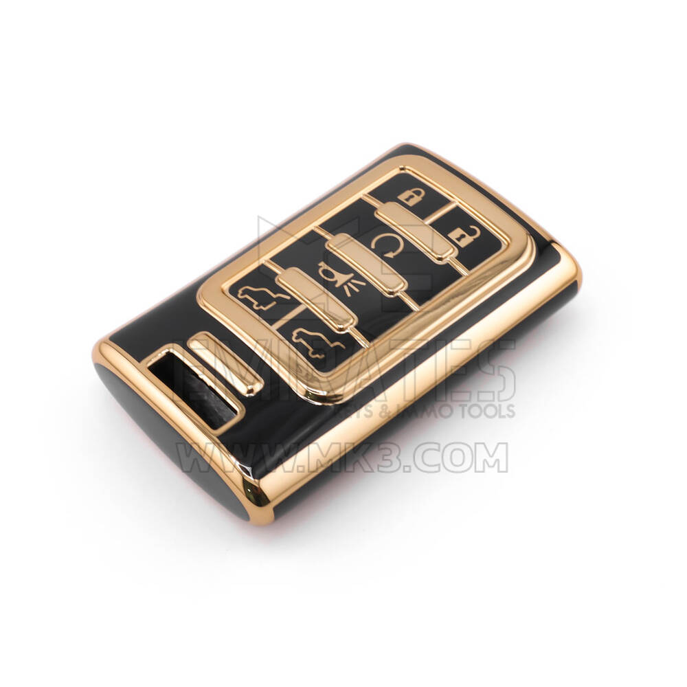 New Aftermarket Nano High Quality Cover For Cadillac Remote Key 6 Button Black Color CDLC-C11J6 | Emirates Keys