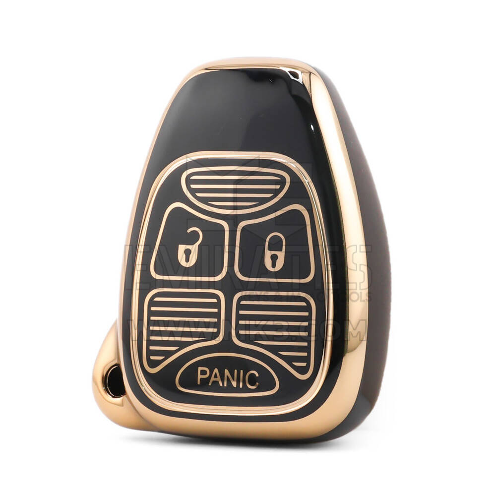 Cover di alta qualità nano per chiave telecomando Chrysler 3 pulsanti colore nero CRSL-A11J3A
