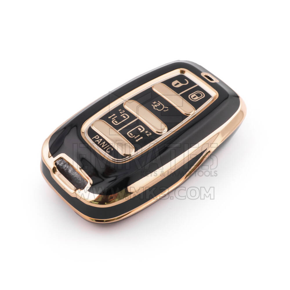 New Aftermarket Nano High Quality Cover For Chrysler Remote Key 6 Button Black Color CRSL-B11J6 | Emirates Keys