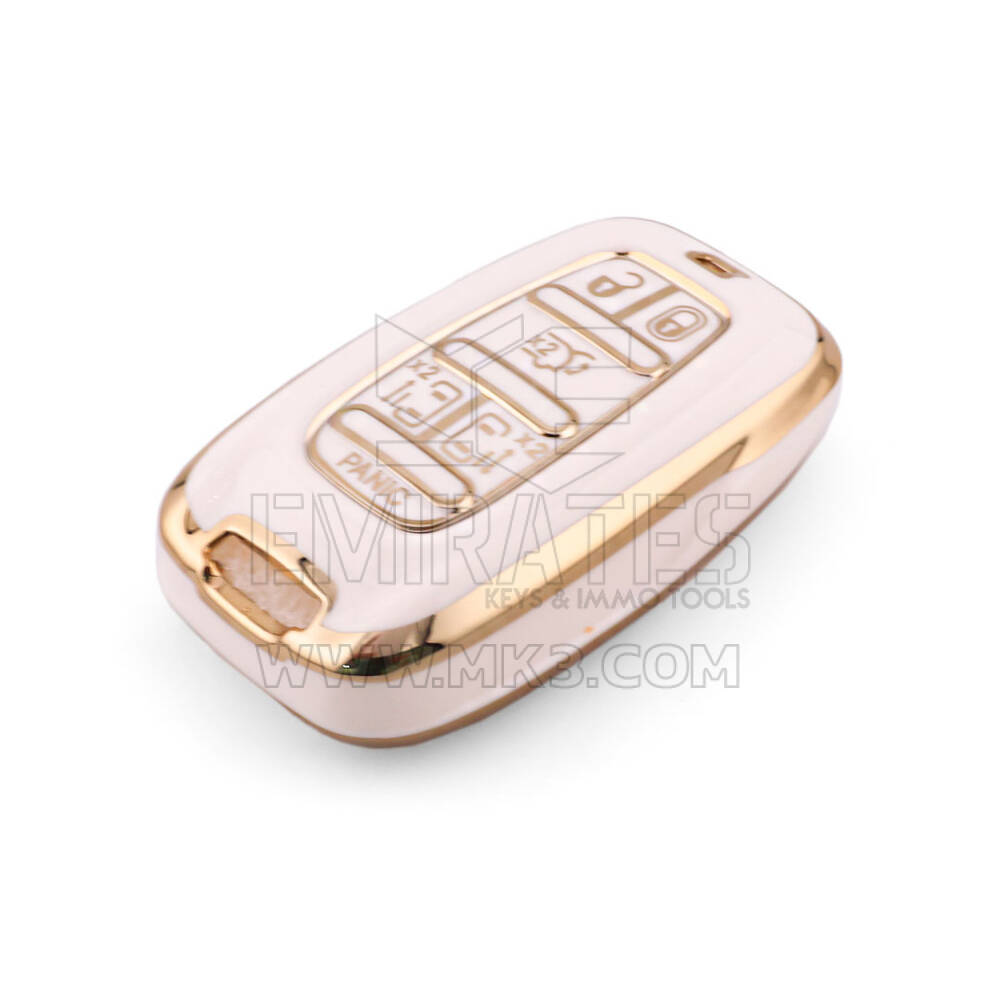 New Aftermarket Nano High Quality Cover For Chrysler Remote Key 6 Button White Color CRSL-B11J6 | Emirates Keys