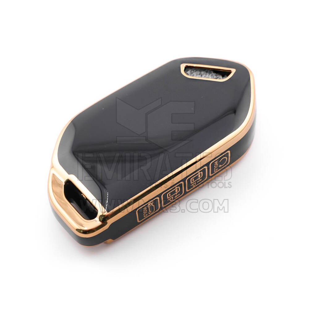 New Aftermarket Nano High Quality Cover For Kia Remote Key 8 Button Black Color KIA-S11J8 | Emirates Keys