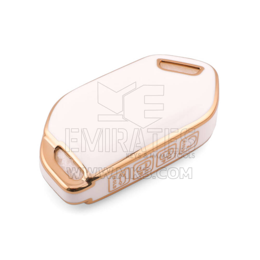 New Aftermarket Nano High Quality Cover For Kia Remote Key 8 Button White Color KIA-S11J8 | Emirates Keys