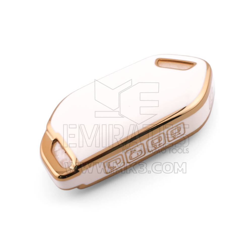 New Aftermarket Nano High Quality Cover For Kia Remote Key 9 Button White Color KIA-S11J9 | Emirates Keys