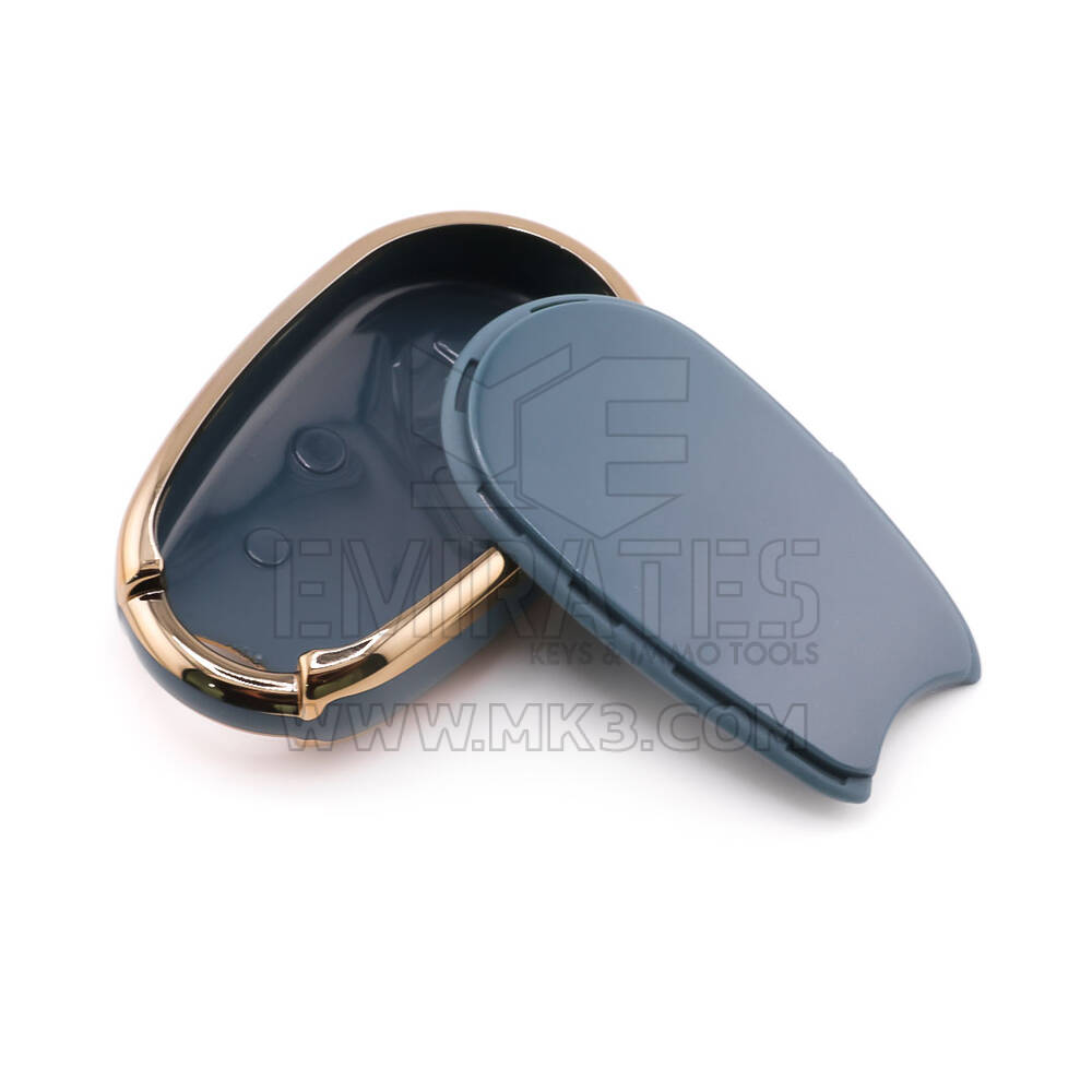 New Aftermarket Nano High Quality Cover For Nissan Remote Key 4 Button Gray Color NS-E11J4 | Emirates Keys