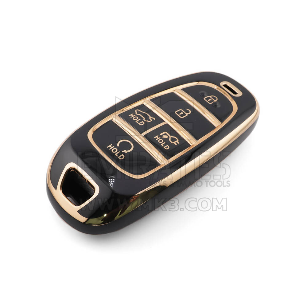 Nueva funda de repuesto Nano de alta calidad para llave remota Hyundai de 5 botones, color negro HY-H11J5B | Emirates Keys