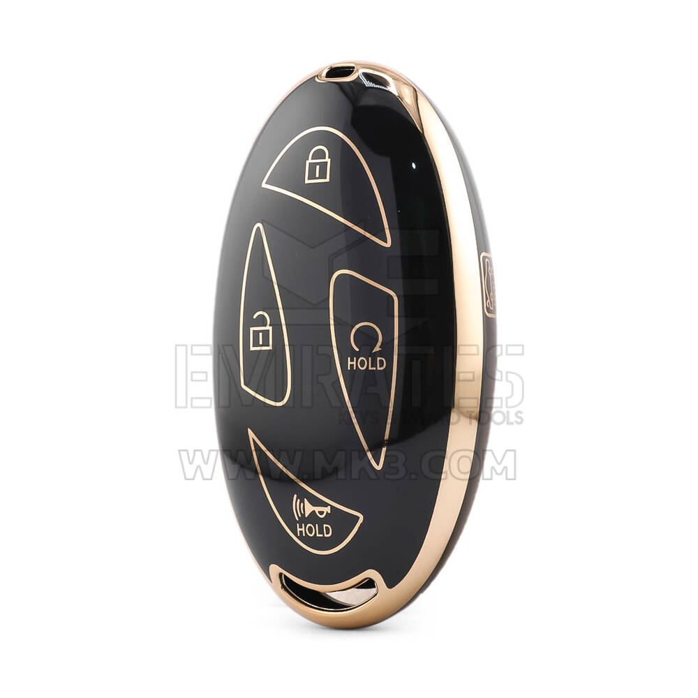 Funda nano de alta calidad para llave remota Hyundai de 5 botones, color negro HY-L11J5A