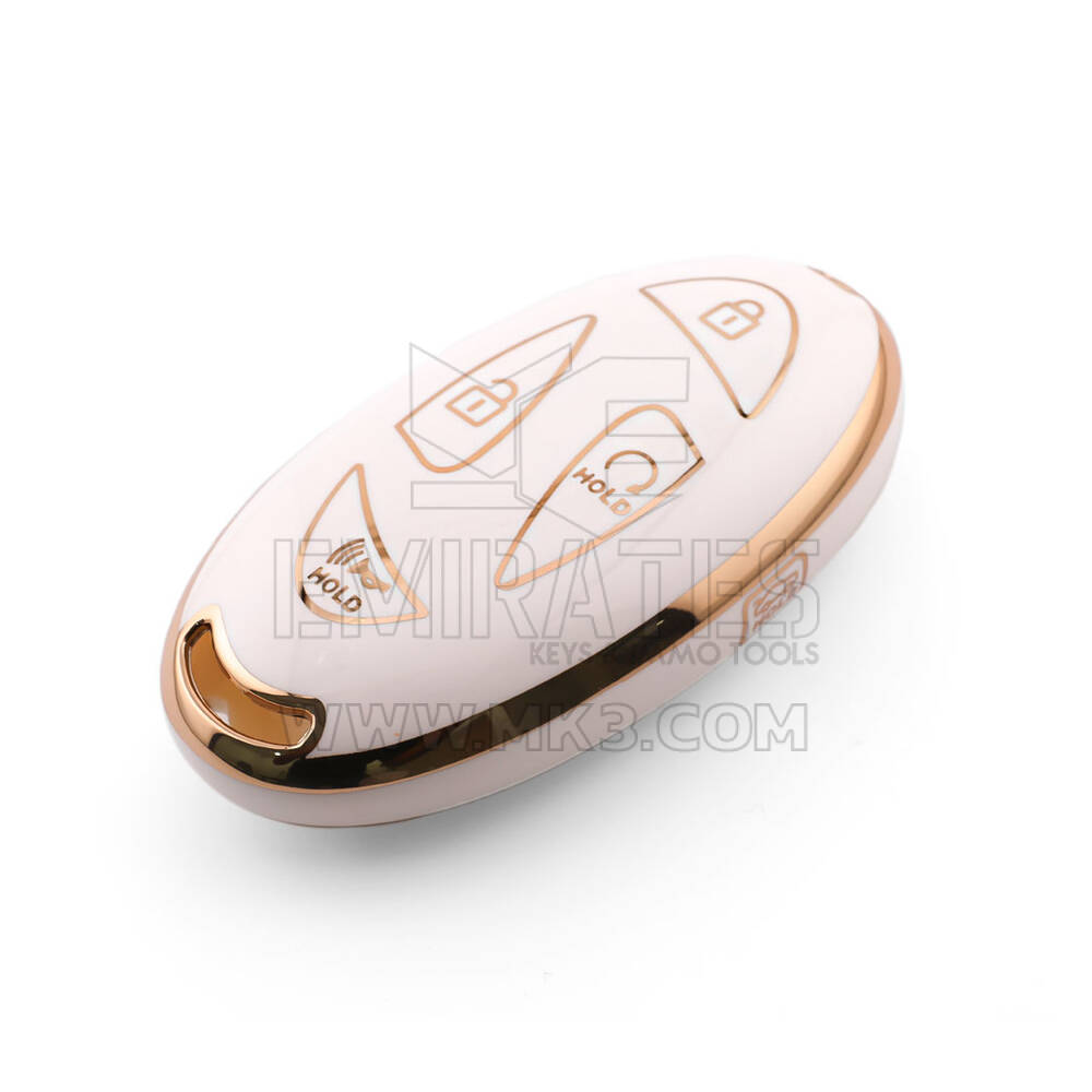 Nuova cover aftermarket nano di alta qualità per chiave telecomando Hyundai a 5 pulsanti, colore bianco HY-L11J5A | Emirates Keys