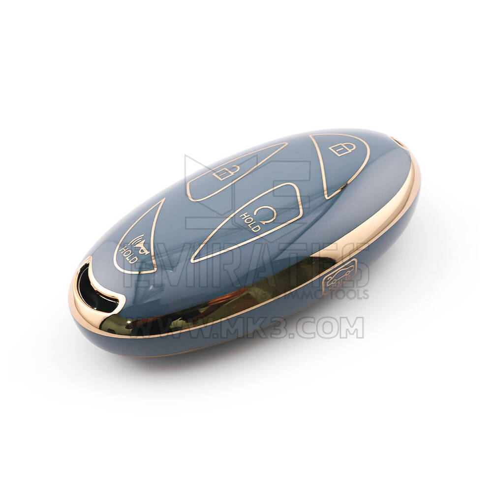 Nueva funda de repuesto Nano de alta calidad para llave remota Hyundai de 5 botones, color gris HY-L11J5A | Emirates Keys
