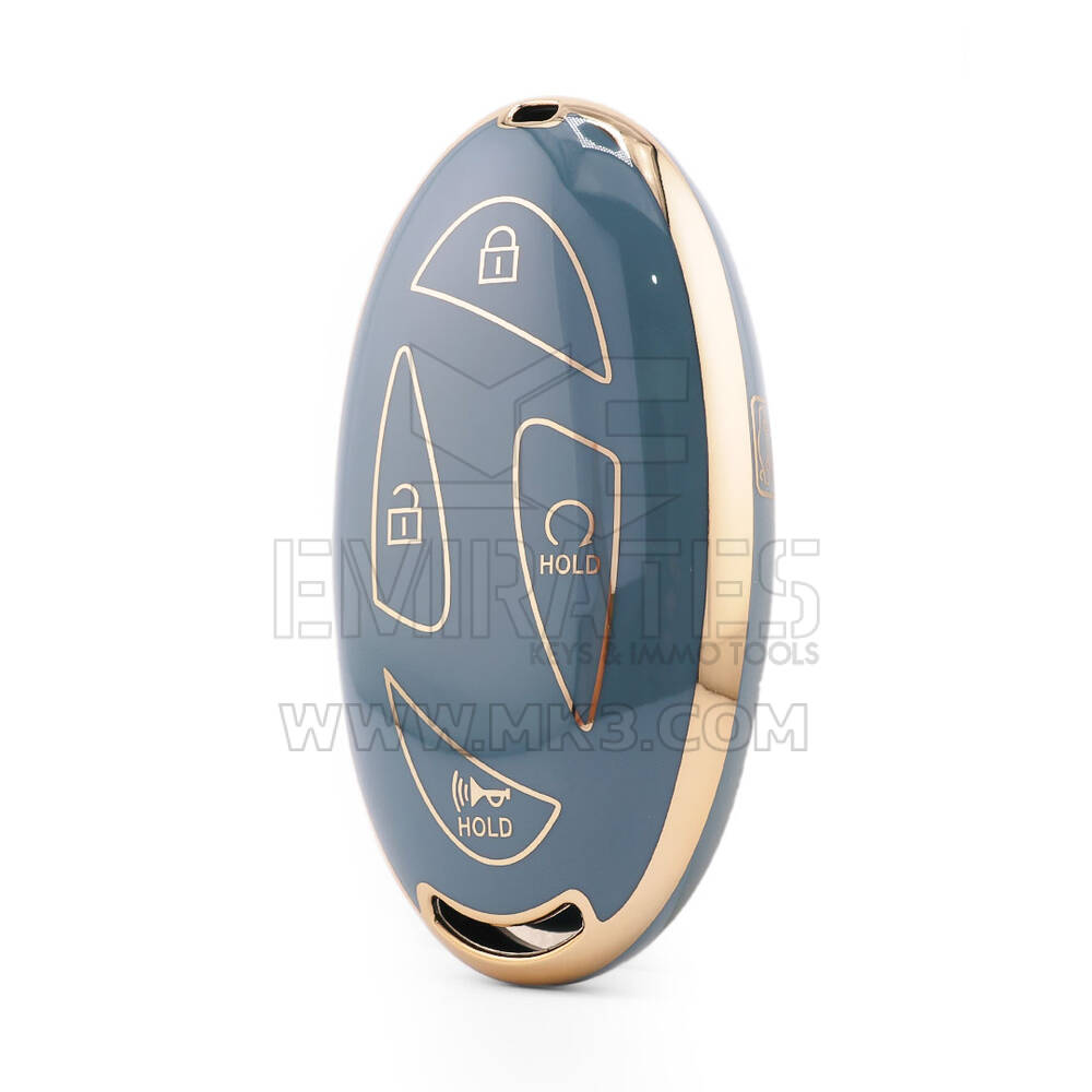 Funda nano de alta calidad para llave remota Hyundai de 5 botones, color gris HY-L11J5A