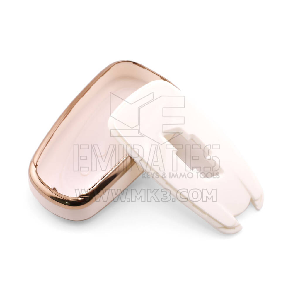 New Aftermarket Nano High Quality Cover For Chevrolet Remote Key 3 Button White Color CRL-B11J3A | Emirates Keys