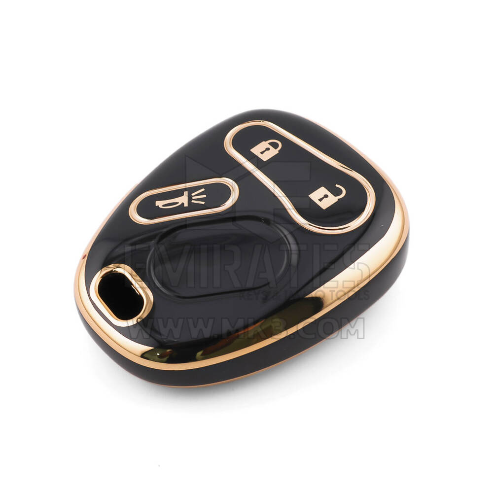 New Aftermarket Nano High Quality Cover For Chevrolet Remote Key 3 Button Black Color CRL-G11J3 | Emirates Keys