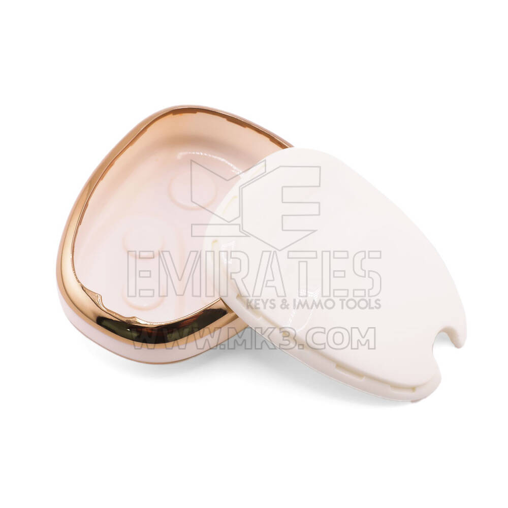 New Aftermarket Nano High Quality Cover For Chevrolet Remote Key 3 Button White Color CRL-G11J3 | Emirates Keys