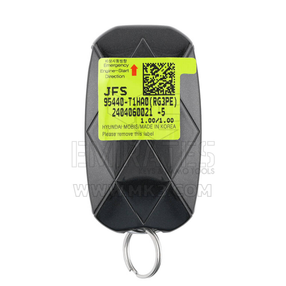 New Genesis G80 2025 Genuine / OEM Smart Remote Key 4 Buttons 433MHz OEM Part Number: 95440-T1HA0, 95440T1HA0  | Emirates Keys