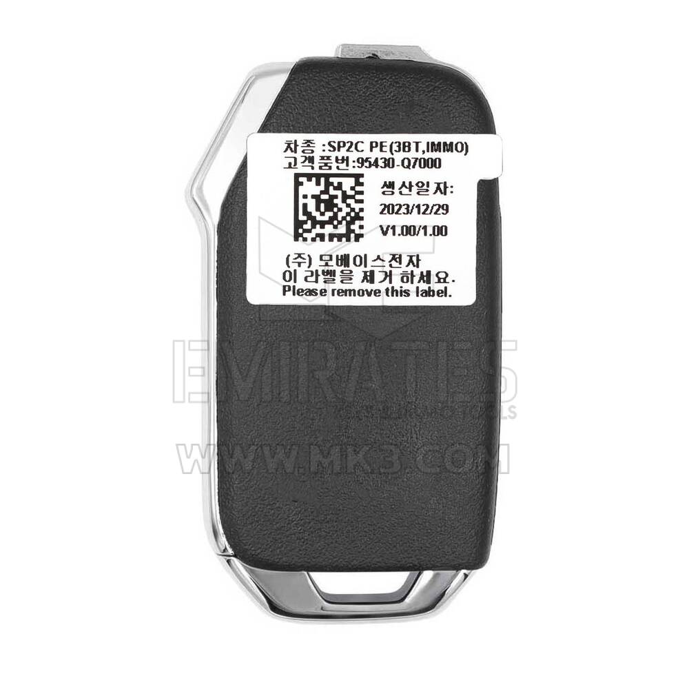 New Kia Seltos 2024 Genuine / OEM Flip Remote Key 3 Buttons 433MHz OEM Part Number: 95430-Q7000, 95430Q7000 | Emirates Keys