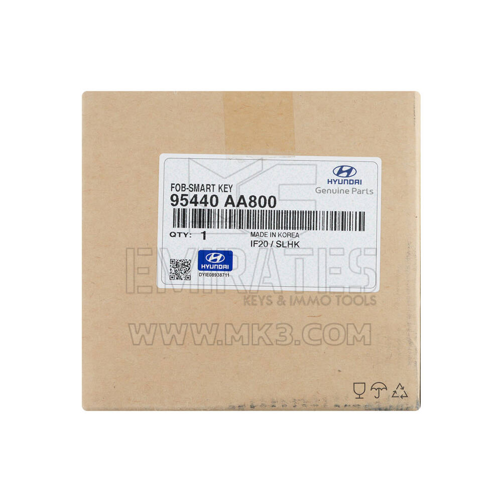 New Hyundai Elantra 2024 Genuine / OEM Smart Remote Key 3 Buttons 433MHz OEM Part Number: 95440-AA800, 95440AA800 | Emirates Keys